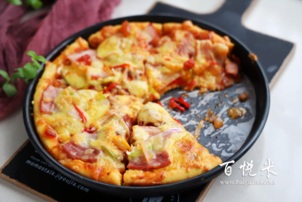 想吃披薩不用外面買,自己在家做,好吃無添加,成本低更健康